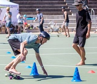 Our Skate partners @Smoothstar are running some epic dry-land Surf Lessons on March 31! 🛹🤙⁠
⁠
Join the Smoothstar coaches on our Skate Pad to improve your surf skills using the world’s #1 surf training board this Thursday for just $10.⁠
⁠
Coaching will focus on movements that will help any level of surfer; improving balance & posture, speed generation, turn technique, compression & extension, and proper rotation through turns using the Smoothstar boards.⁠
⁠
All surfing abilities welcome, no skate experience necessary. Smoothstar board hire and protective equipment are available from the Surf Shop. Grab tickets via link in bio before they're snapped up!⁠
⁠
#surfmore #urbnsurf